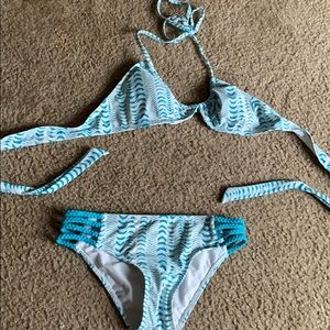 Blue Bikini Set